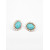 Pearl and Simulated Stone Brass Earrings Pearl and Simulated Stone Brass Earrings