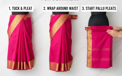 Saree Draping Basics for Beginners