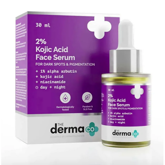 The Derma Co 2% Kojic Acid Face Serum for Dark Spots & Pigmentation 30ml