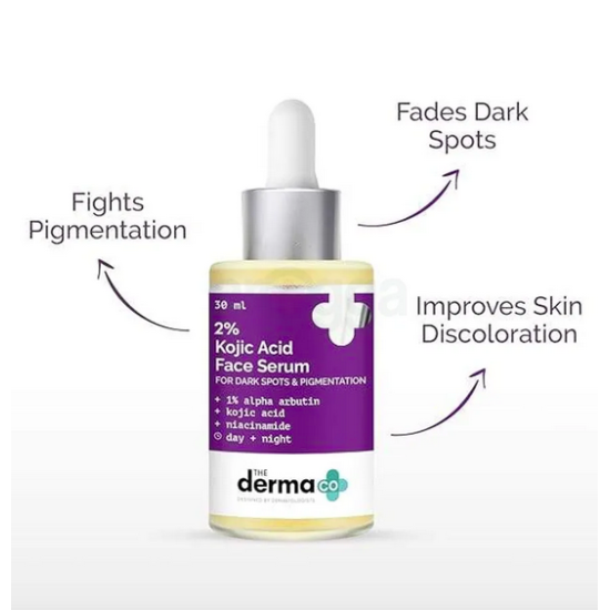The Derma Co 2% Kojic Acid Face Serum for Dark Spots & Pigmentation 30ml