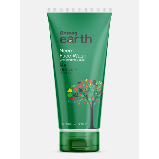  Aarong Earth Neem Face Wash with Bursting Beads - 100 ML  main product image in Bangladesh