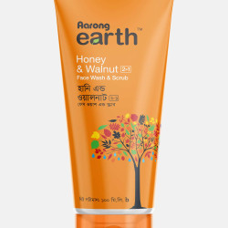 Aarong Earth Honey & Walnut 2-in-1 Face Wash & Scrub – 100 ml | SKIN CARE